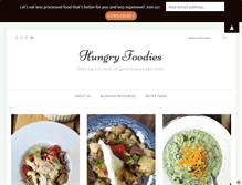 Tablet Screenshot of hungryfoodies.com